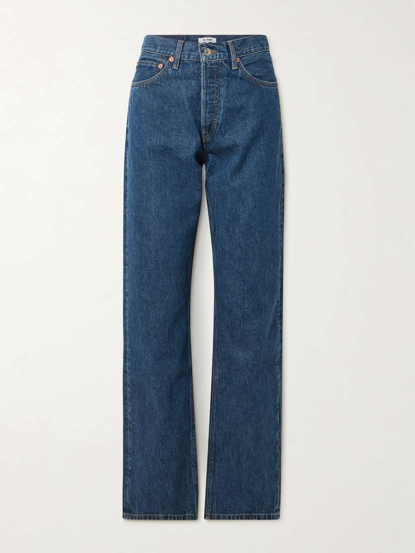 RE/DONE 90s High-rise Straight-leg Jeans