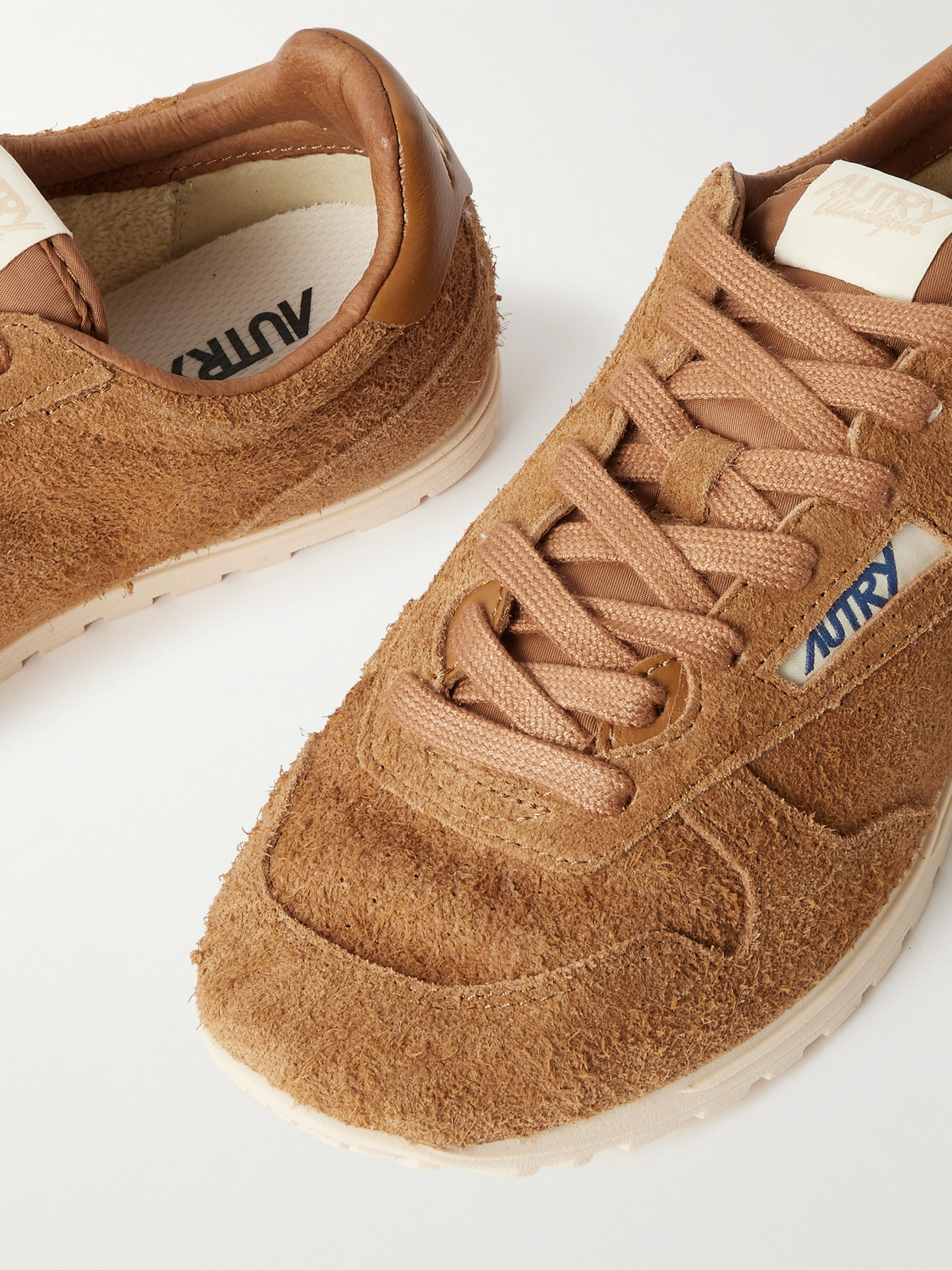 Autry 'windspin Low' Brown Sneaker With Logo On The Side And On The Heel In Brown