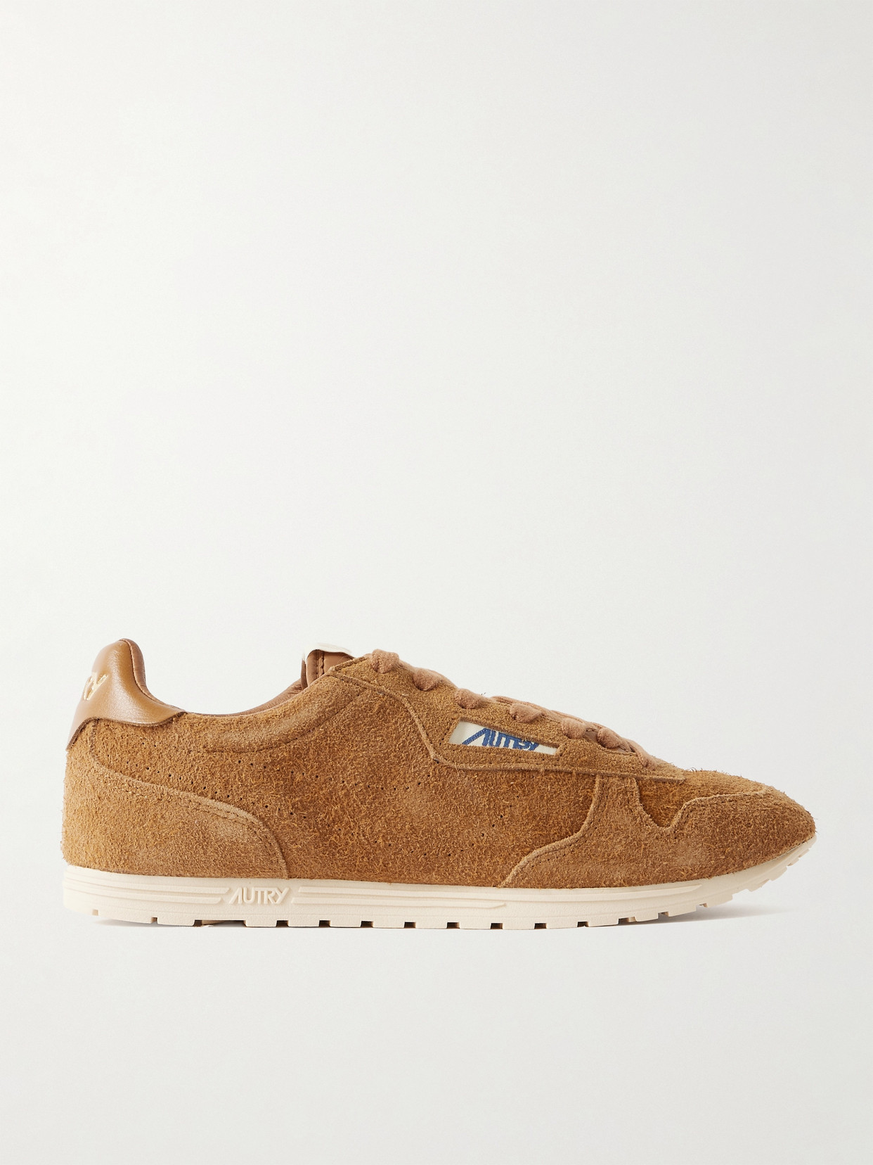 Autry 'windspin Low' Brown Sneaker With Logo On The Side And On The Heel In Brown
