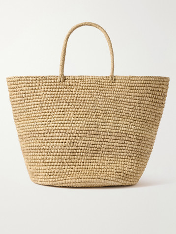 SENSI STUDIO Large straw tote