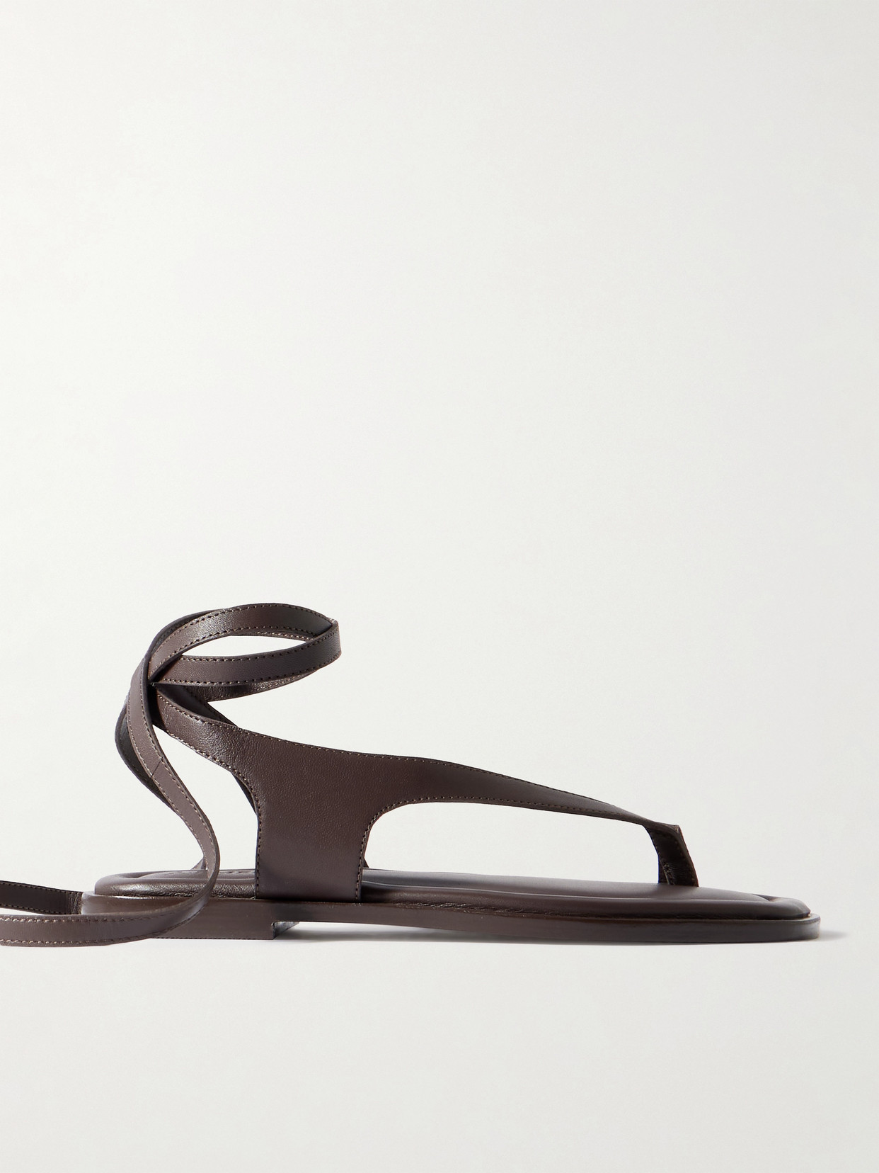 Shop A.emery Heidi Leather Sandals In Brown