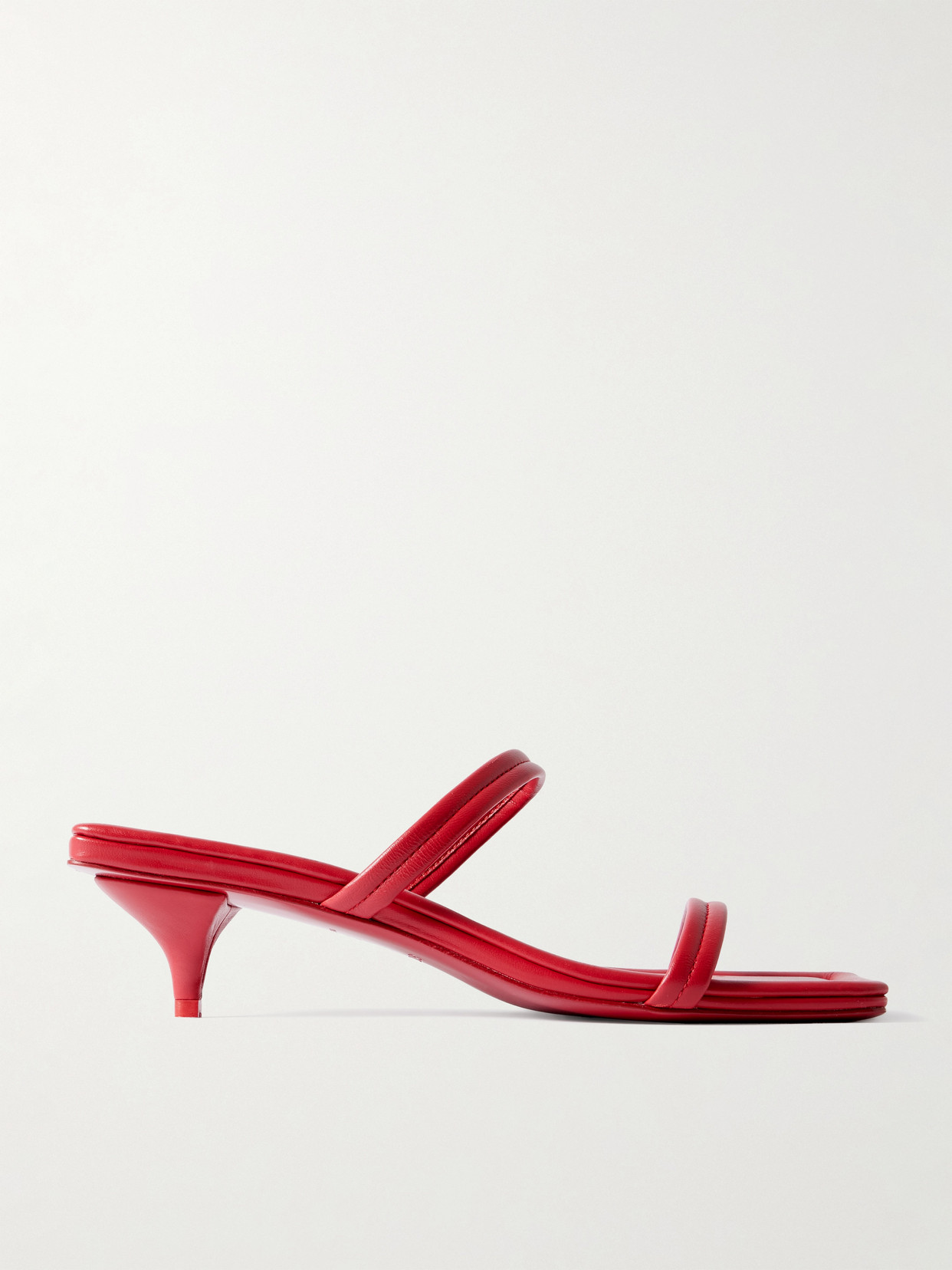 ST. AGNI - Leather Sandals - Red