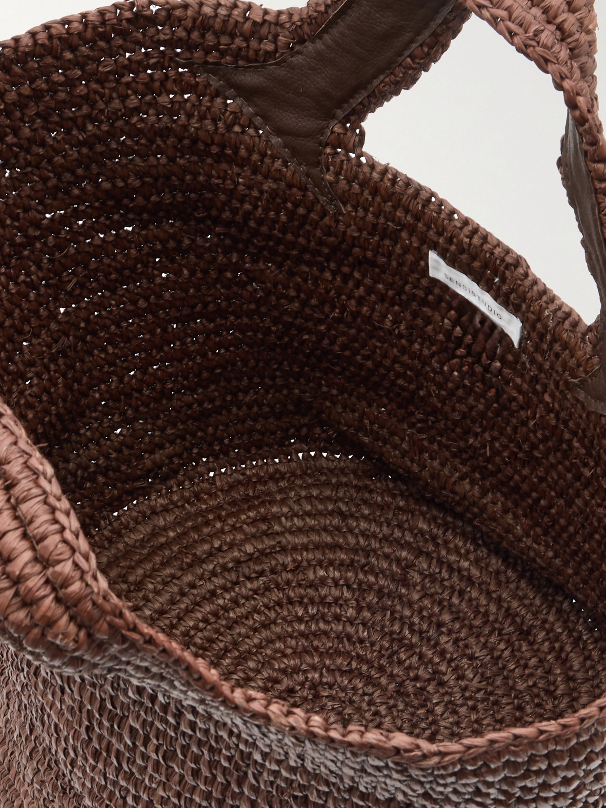 Sensi Studio Bolso Playero Woven Raffia Tote