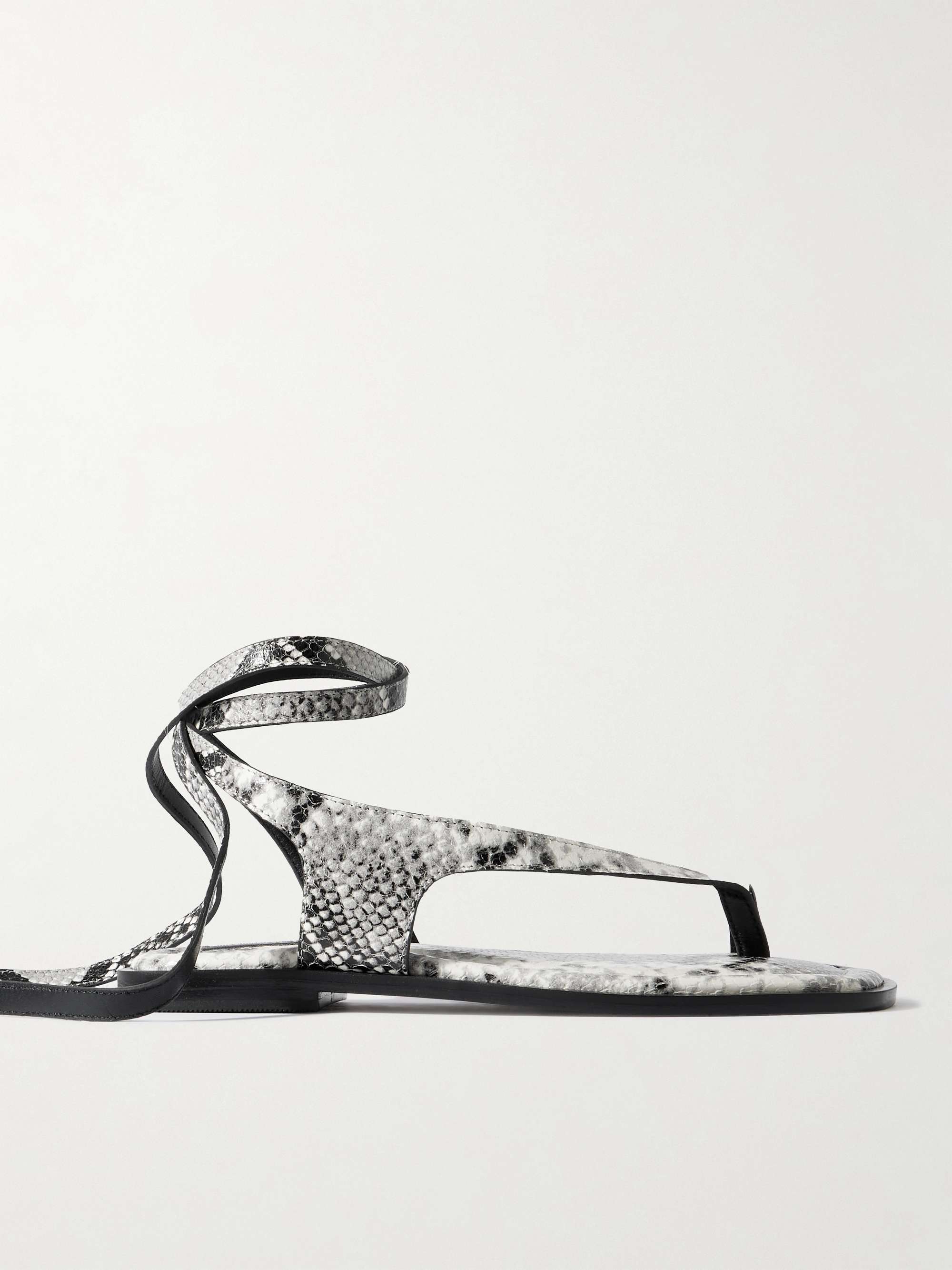 A.EMERY Heidi スネーク風レザー サンダル | NET-A-PORTER A.EMERY Heidi スネーク風レザー サンダル | NET-A-PORTER