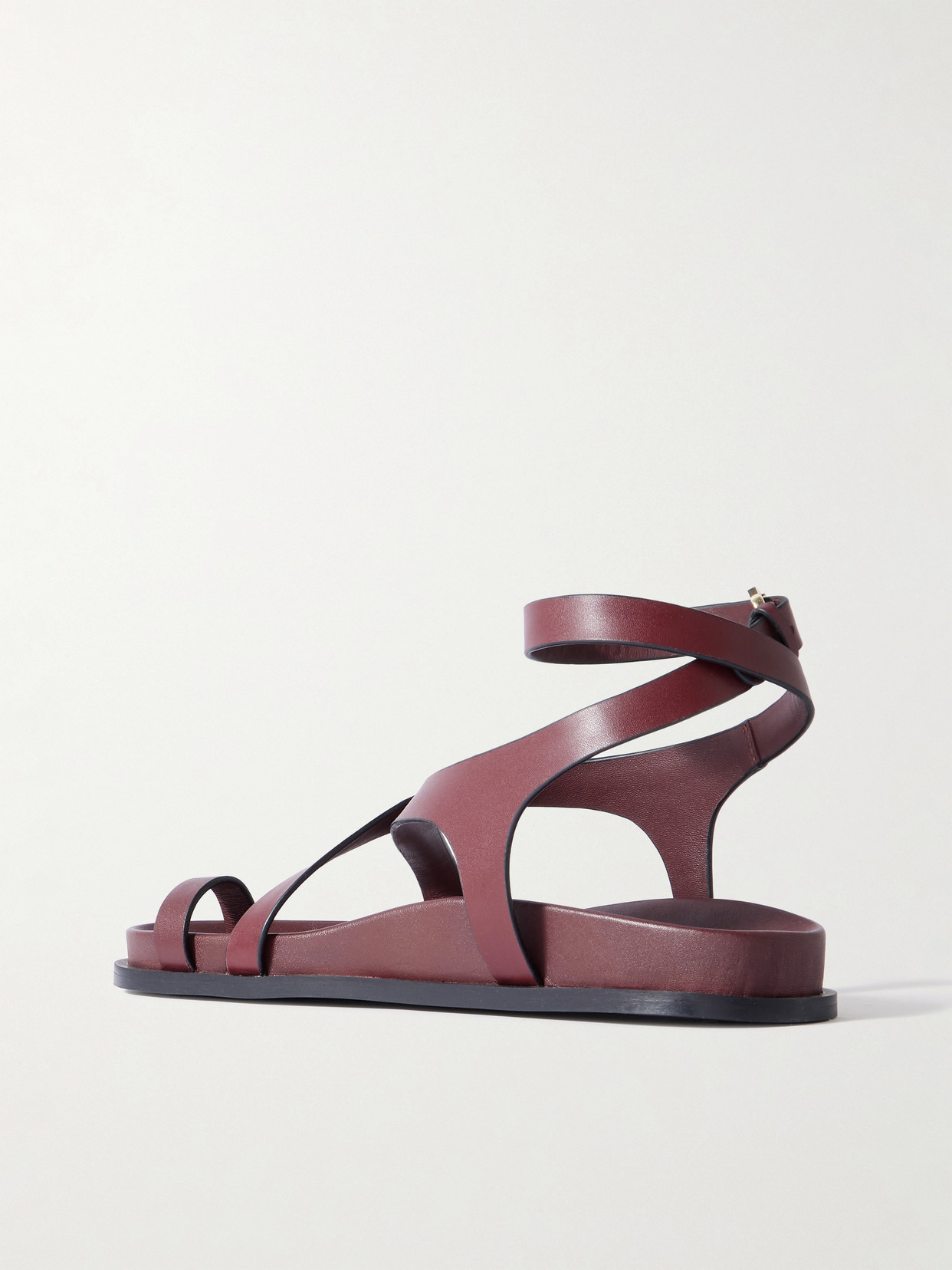 A.emery A. Emery Elbert Sandals Mulberry Lizard In Purple