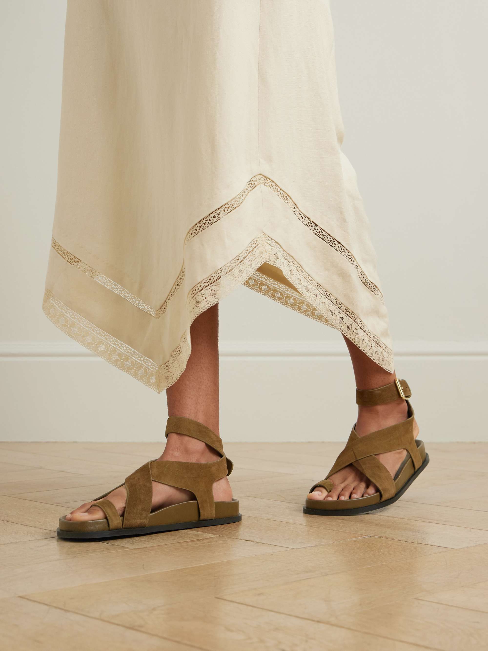 A.EMERY Jalen suede sandals