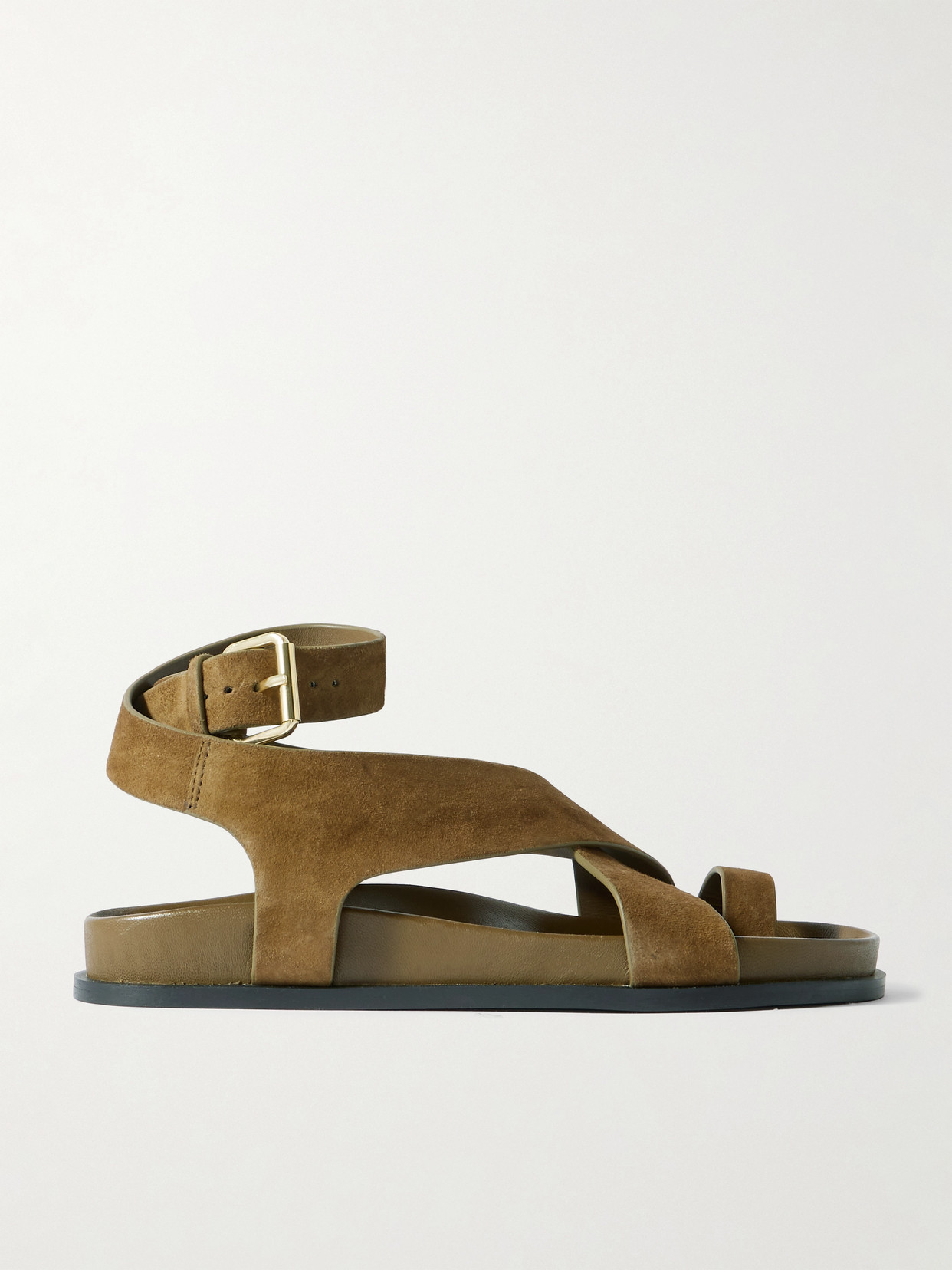Shop A.emery Jalen Suede Sandals In Green