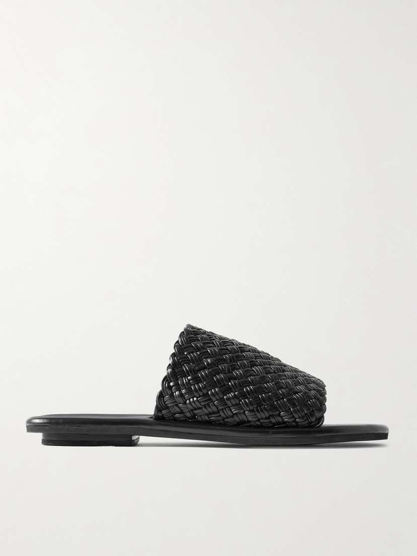 St. Agni Woven Leather Sandals