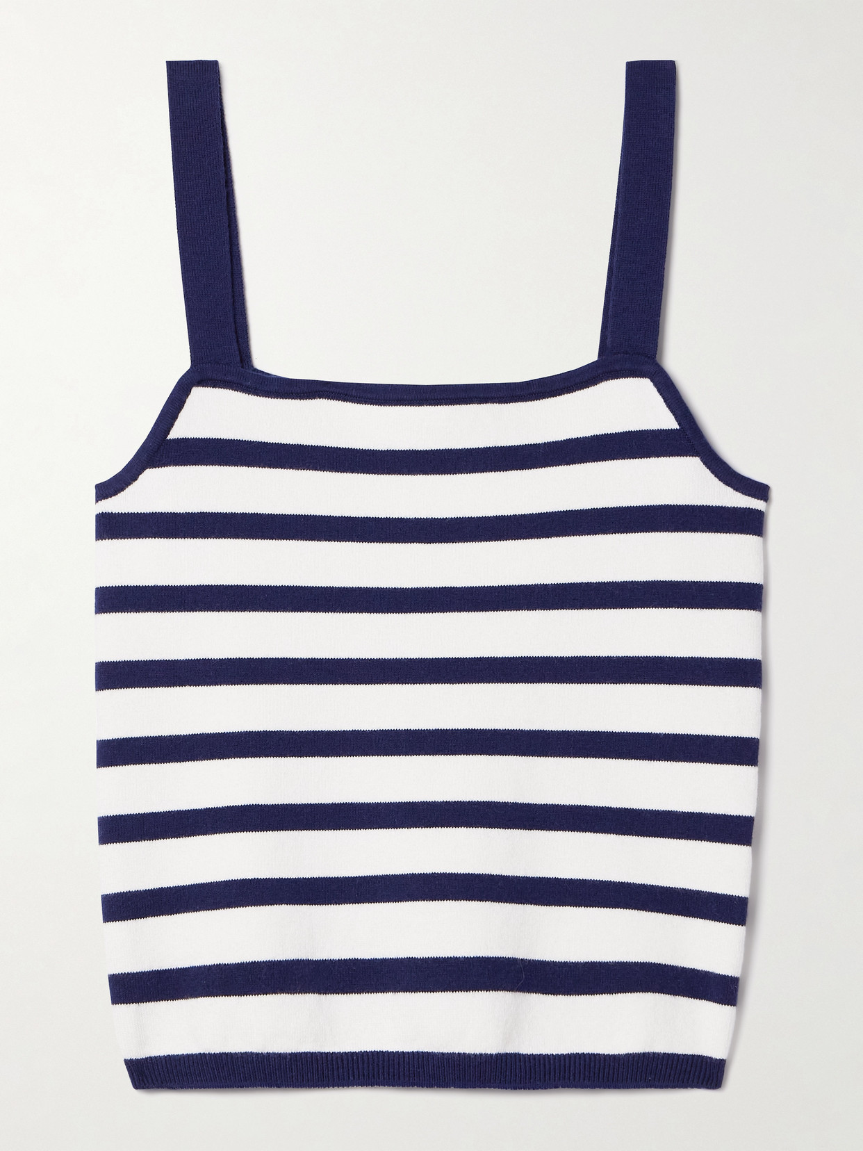 La Ligne Striped Cotton-blend Tank