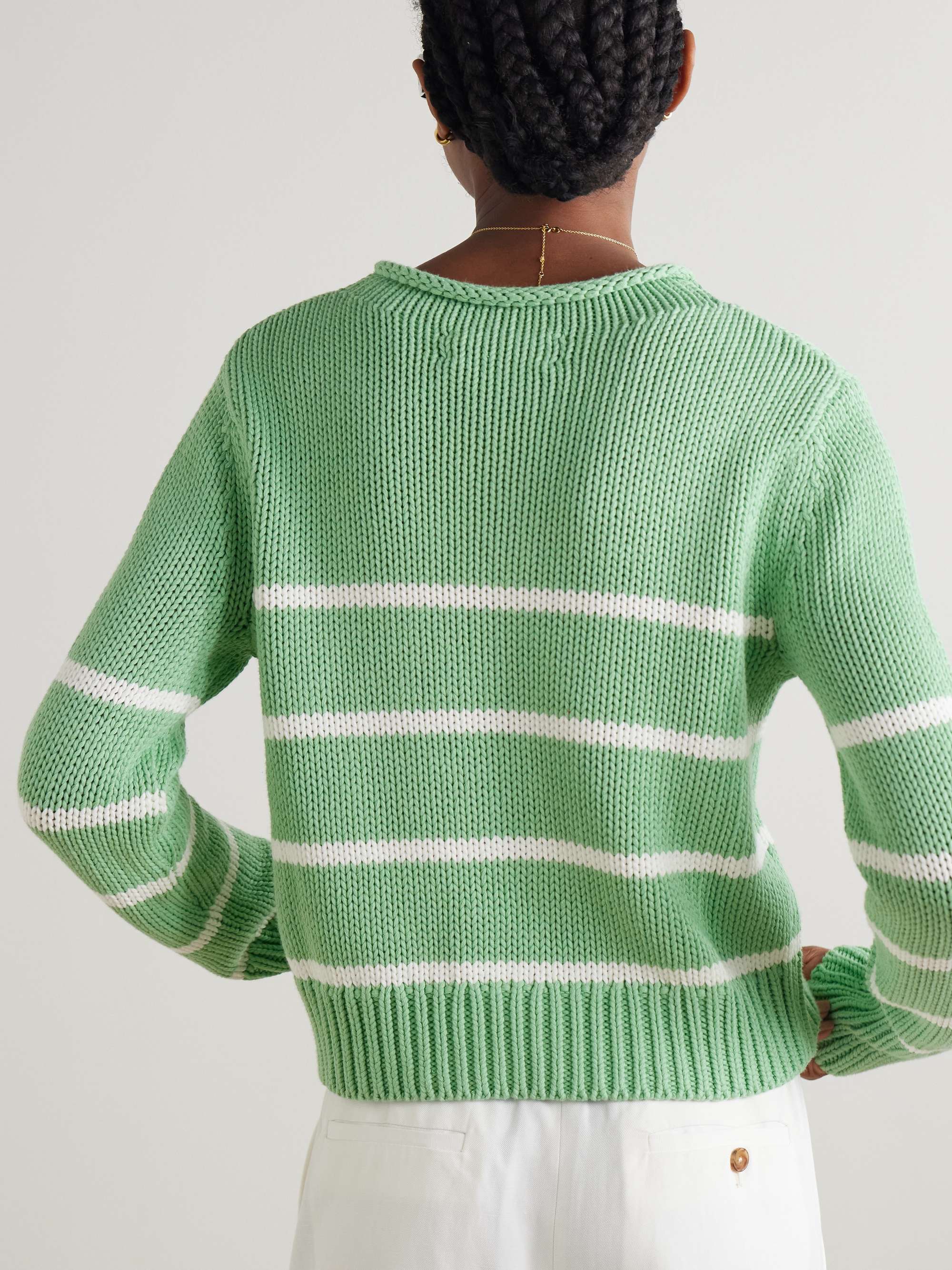 LA LIGNE Mini Marina striped cotton sweater