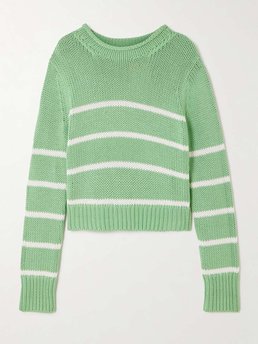 La Ligne Mini Marina Striped Cotton Sweater