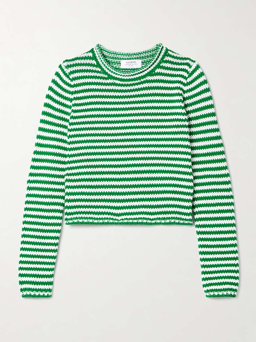 La Ligne Mini Marina Striped Cotton Sweater