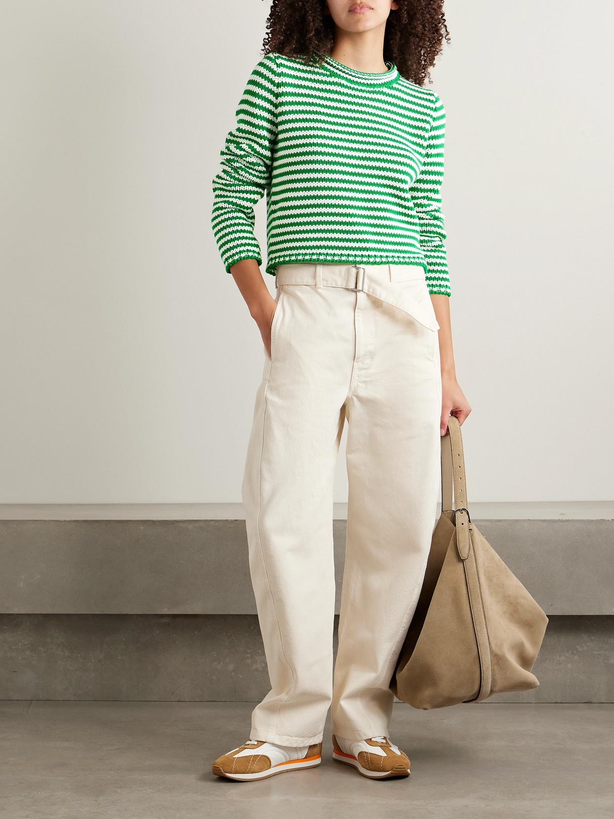 La Ligne Mini Marina Striped Cotton Sweater