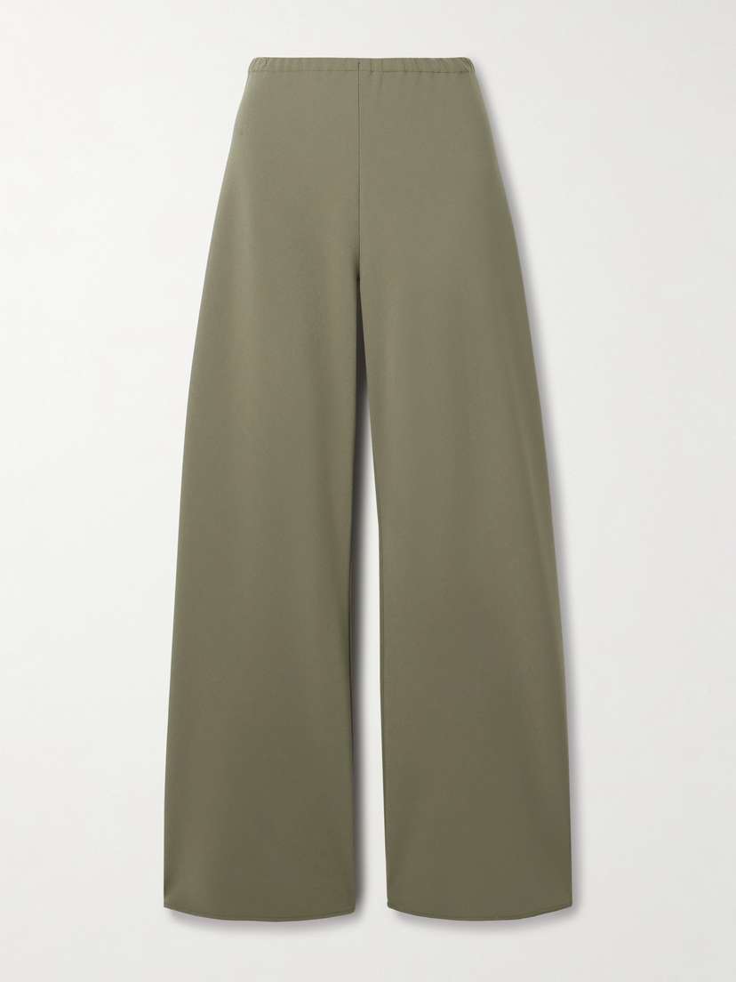 La Ligne Colby Recycled-crepe Wide-leg Pants