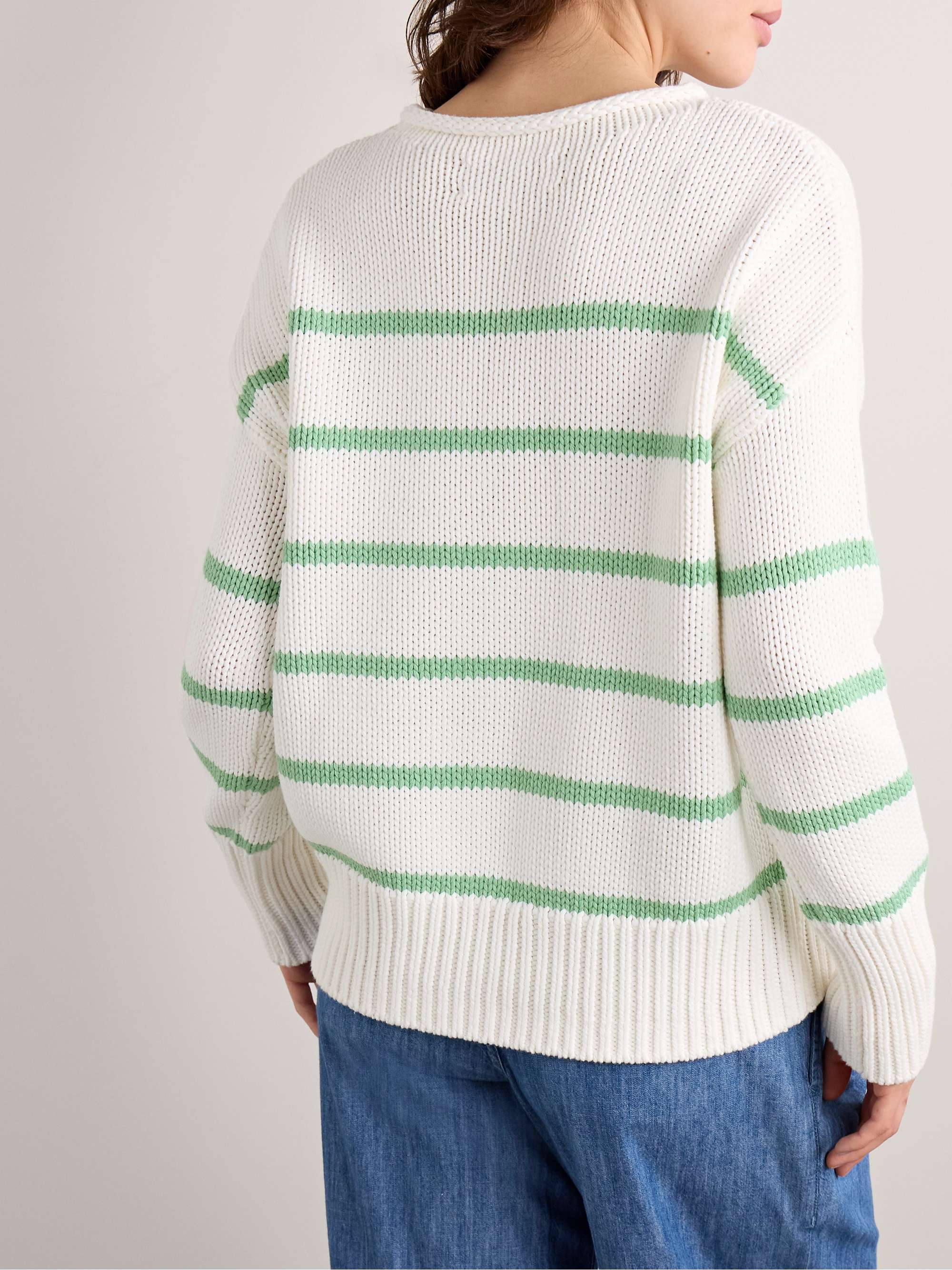 LA LIGNE Marina striped cotton sweater