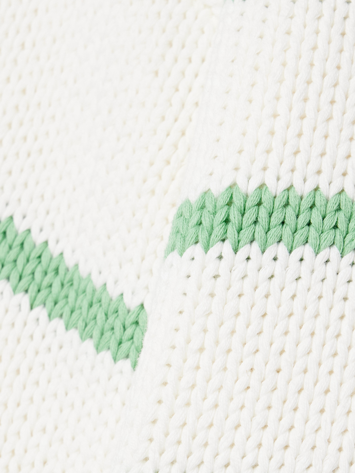 La Ligne Marina Striped Cotton Sweater In White