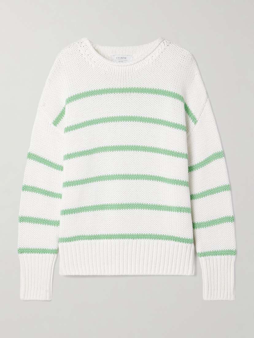 La Ligne Marina Striped Cotton Sweater