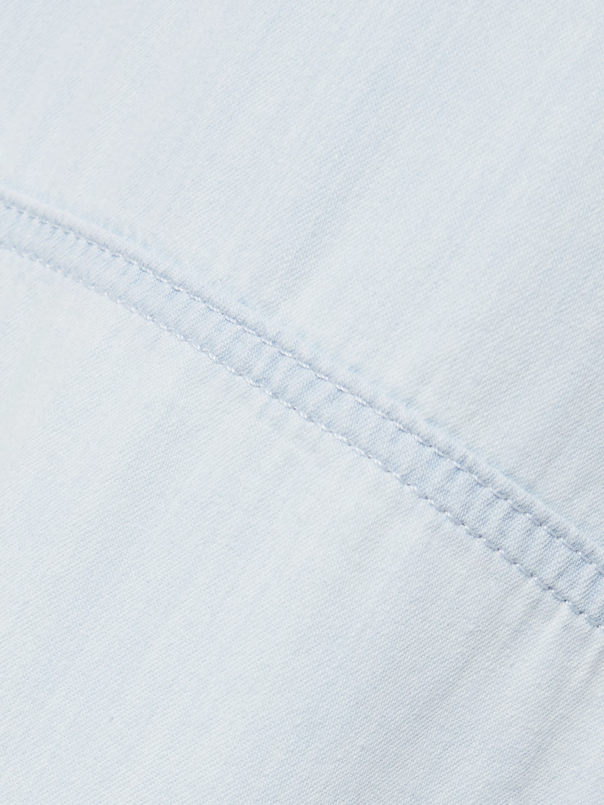 La Ligne Cotton-chambray Barrel-leg Pants