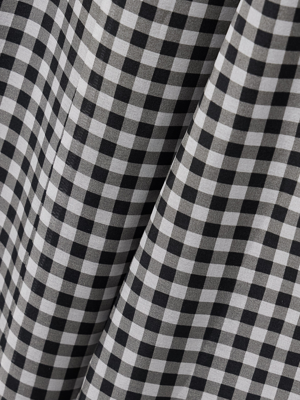 La Ligne Gingham Silk Midi Dress