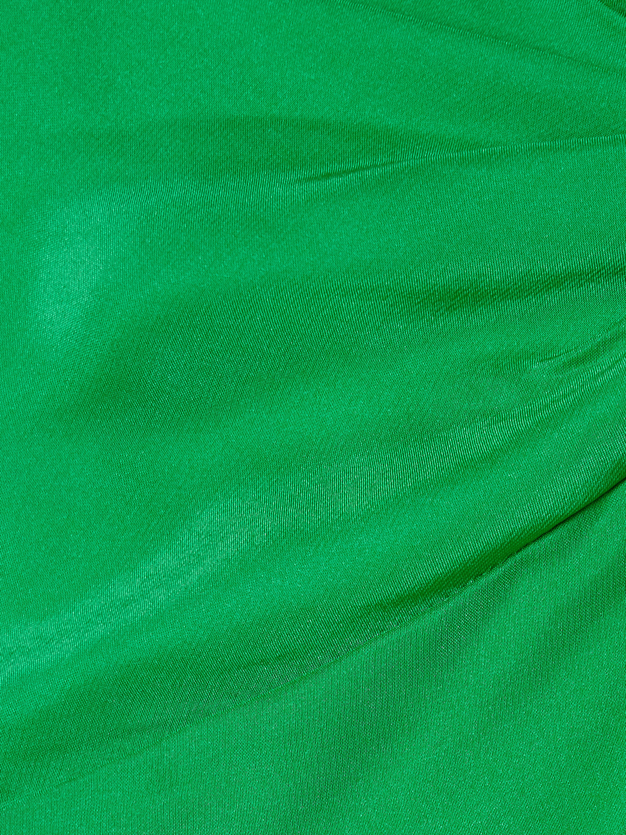 La Ligne Twist-front Cutout Silk Midi Dress In Green