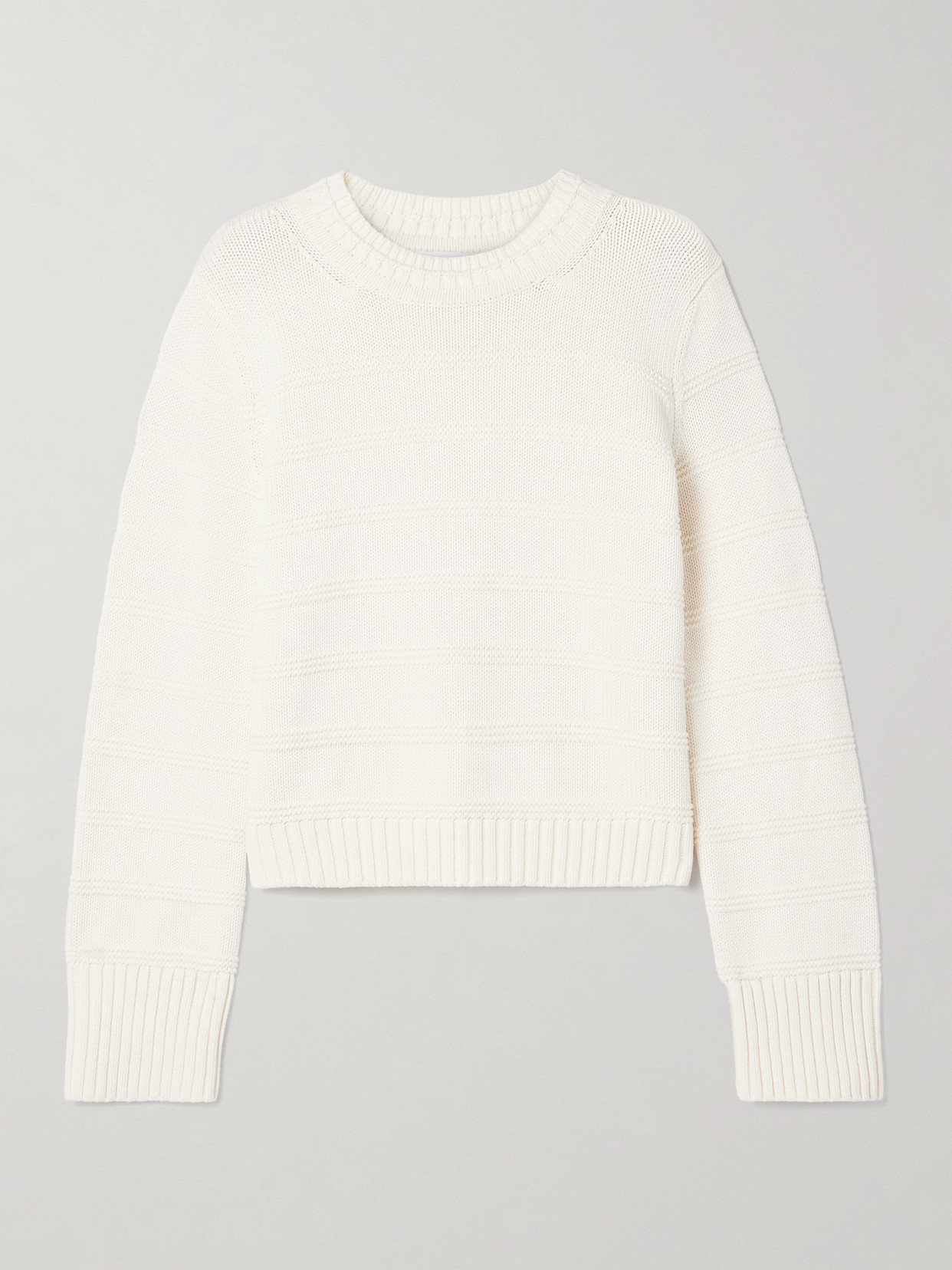 La Ligne Jill Striped Cotton Sweater