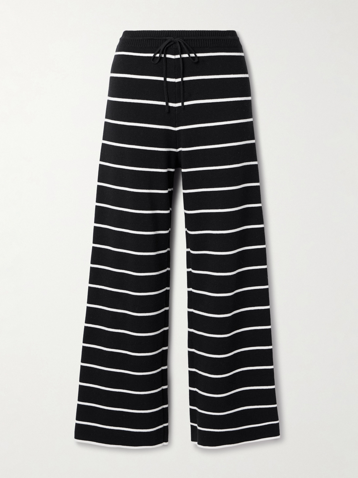 La Ligne Leo Striped Cotton Straight-leg Pants