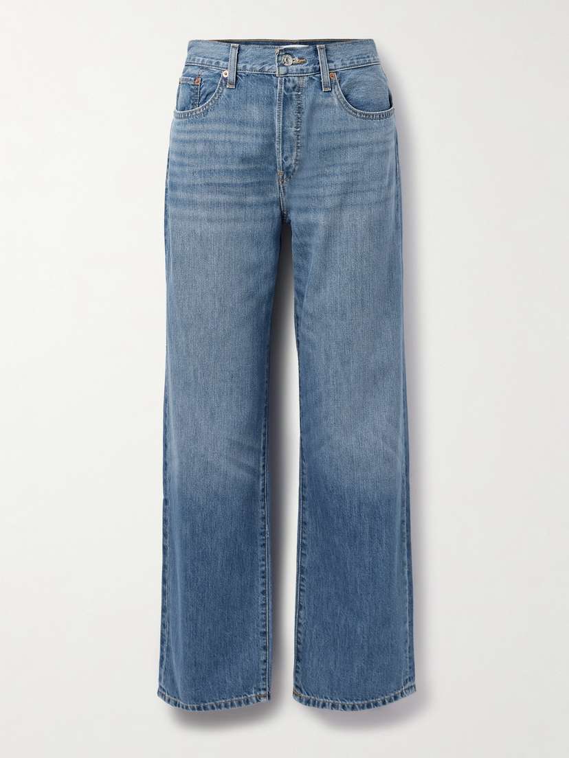 RE/DONE The Thrasher Low-rise Straight-leg Jeans