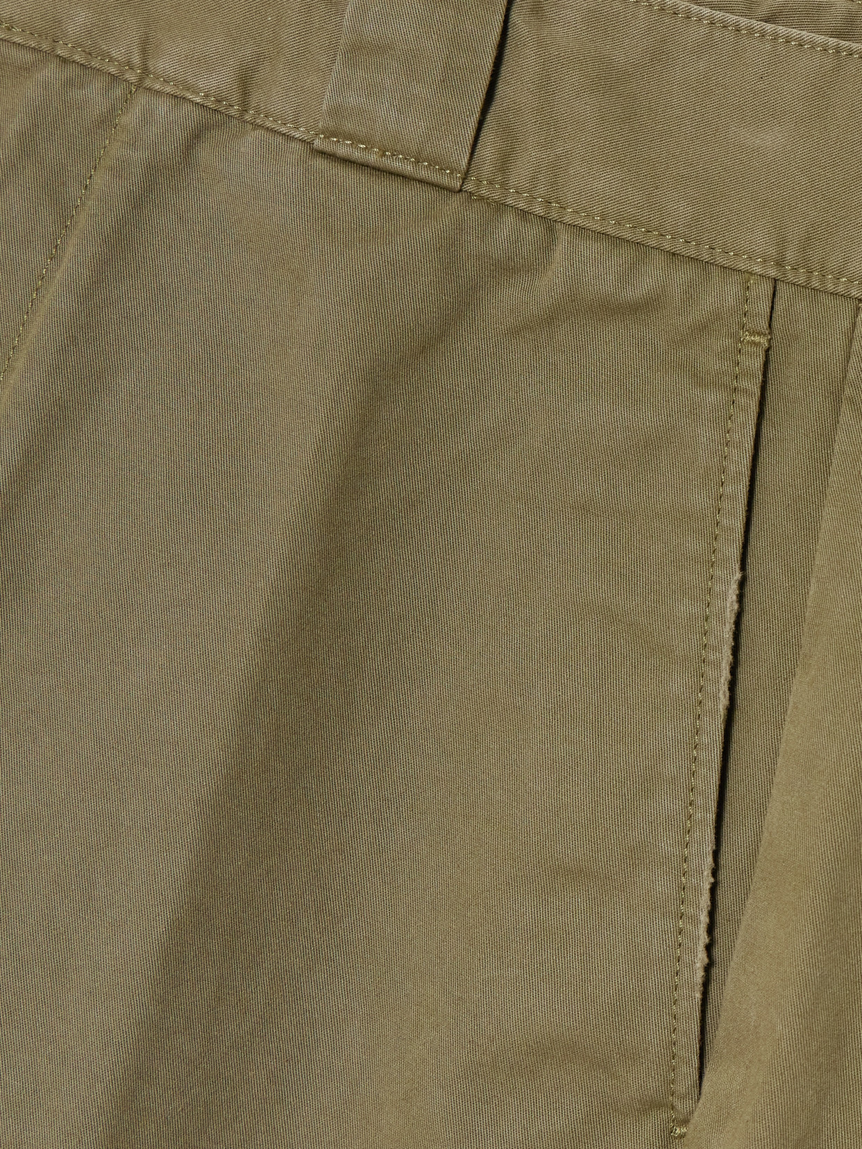 Re/done The Ollie Cotton-gabardine Straight-leg Pants In Green