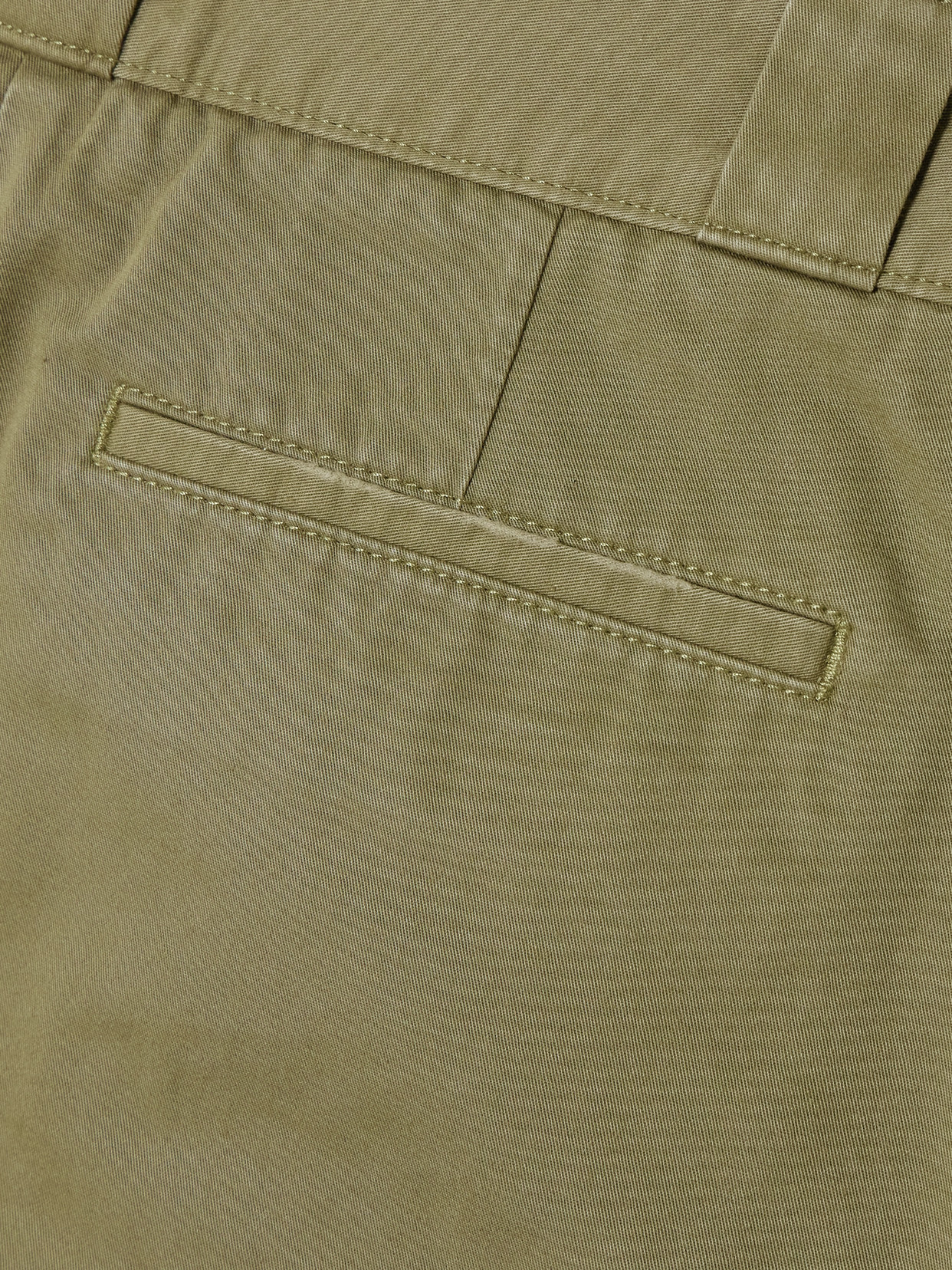 Re/done The Ollie Cotton-gabardine Mini Skirt In Green
