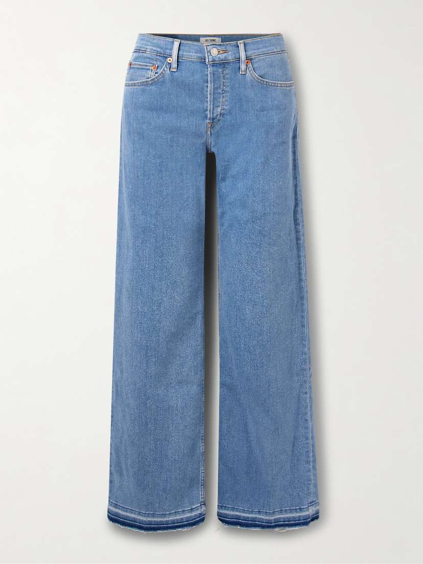 RE/DONE Mid-rise Wide-leg Jeans