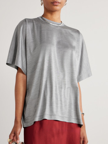 CARVEN Silk-jersey T-shirt