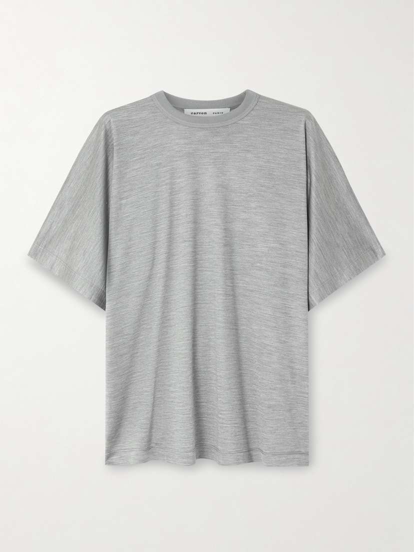 CARVEN Silk-jersey T-shirt