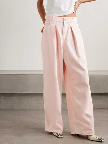 Haikure Candy pleated boyfriend jeans