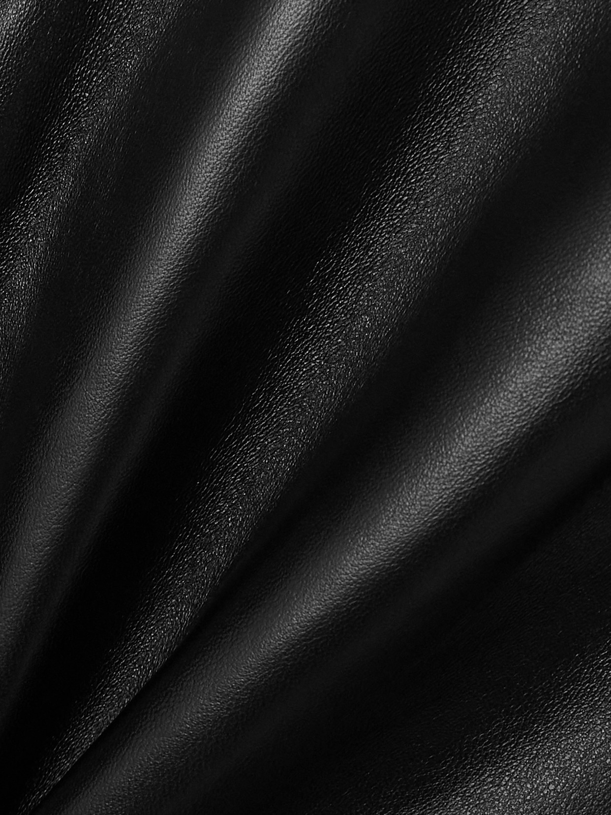 Haikure Bonnie Leather Wide-leg Pants In Black