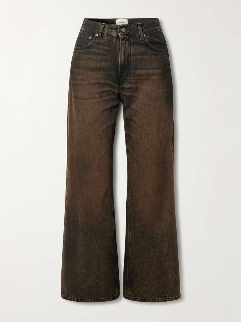 Haikure Korea High-rise Wide-leg Jeans