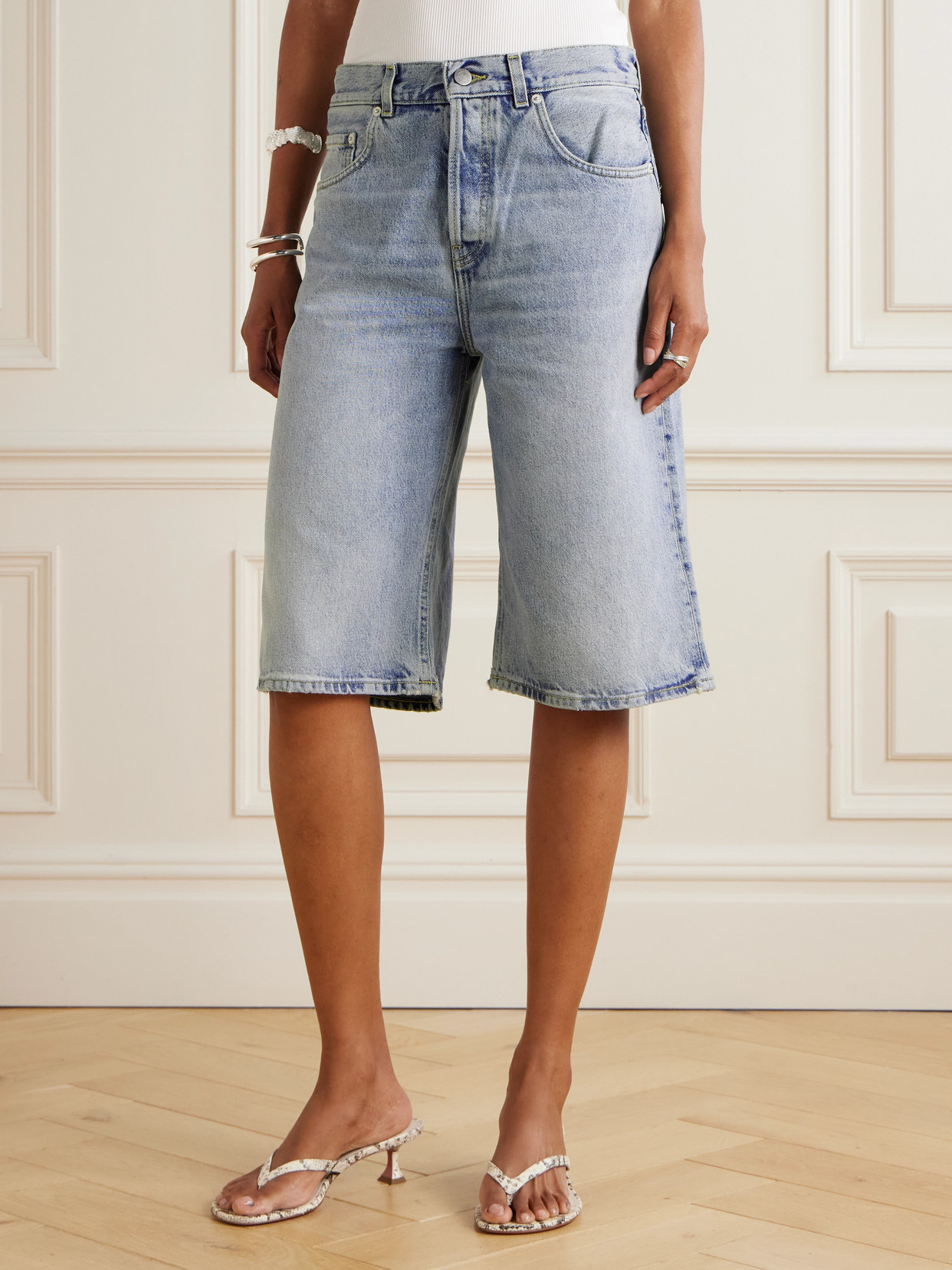 Haikure Becky Denim Shorts
