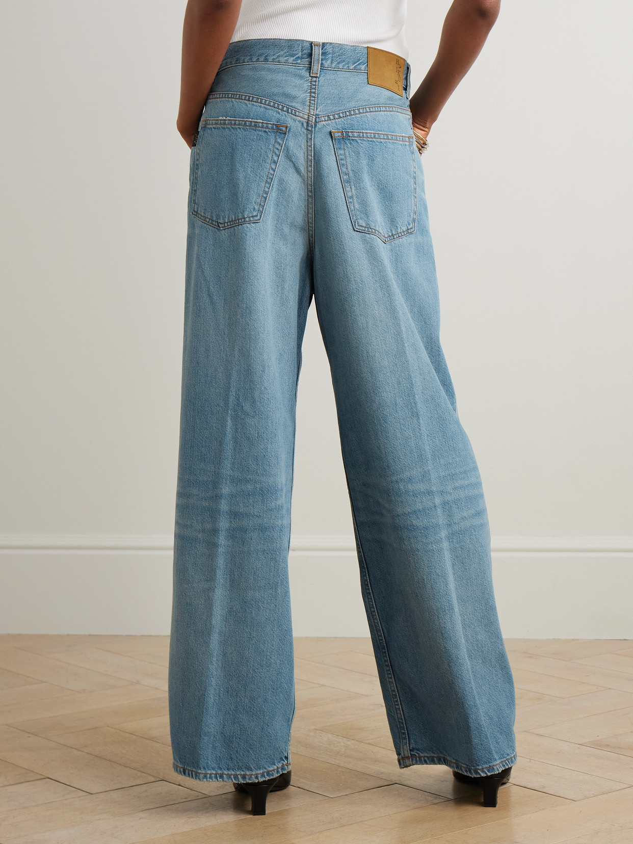 Haikure Candy Pleated Boyfriend Jeans