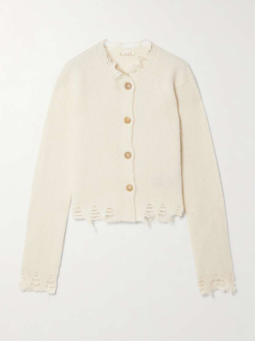 Haikure Jill Distressed Knitted Cardigan