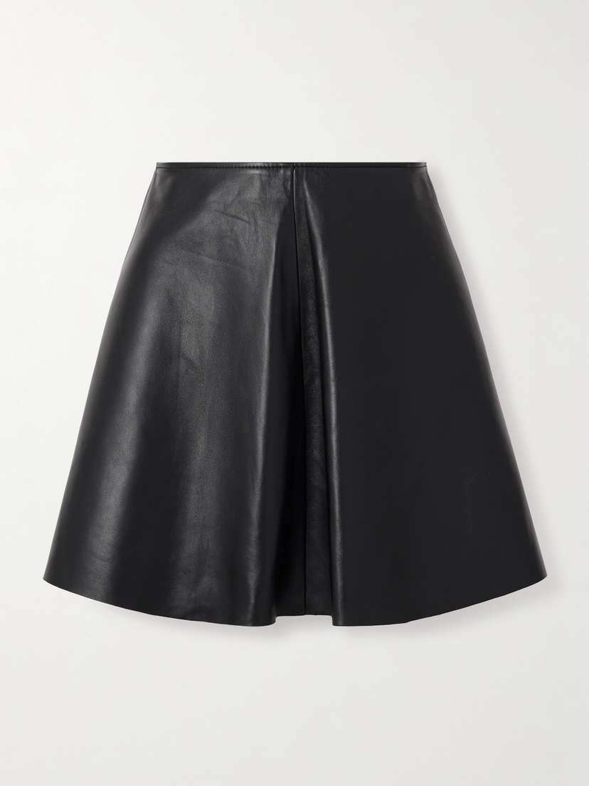 Haikure Minnie Leather Mini Skirt