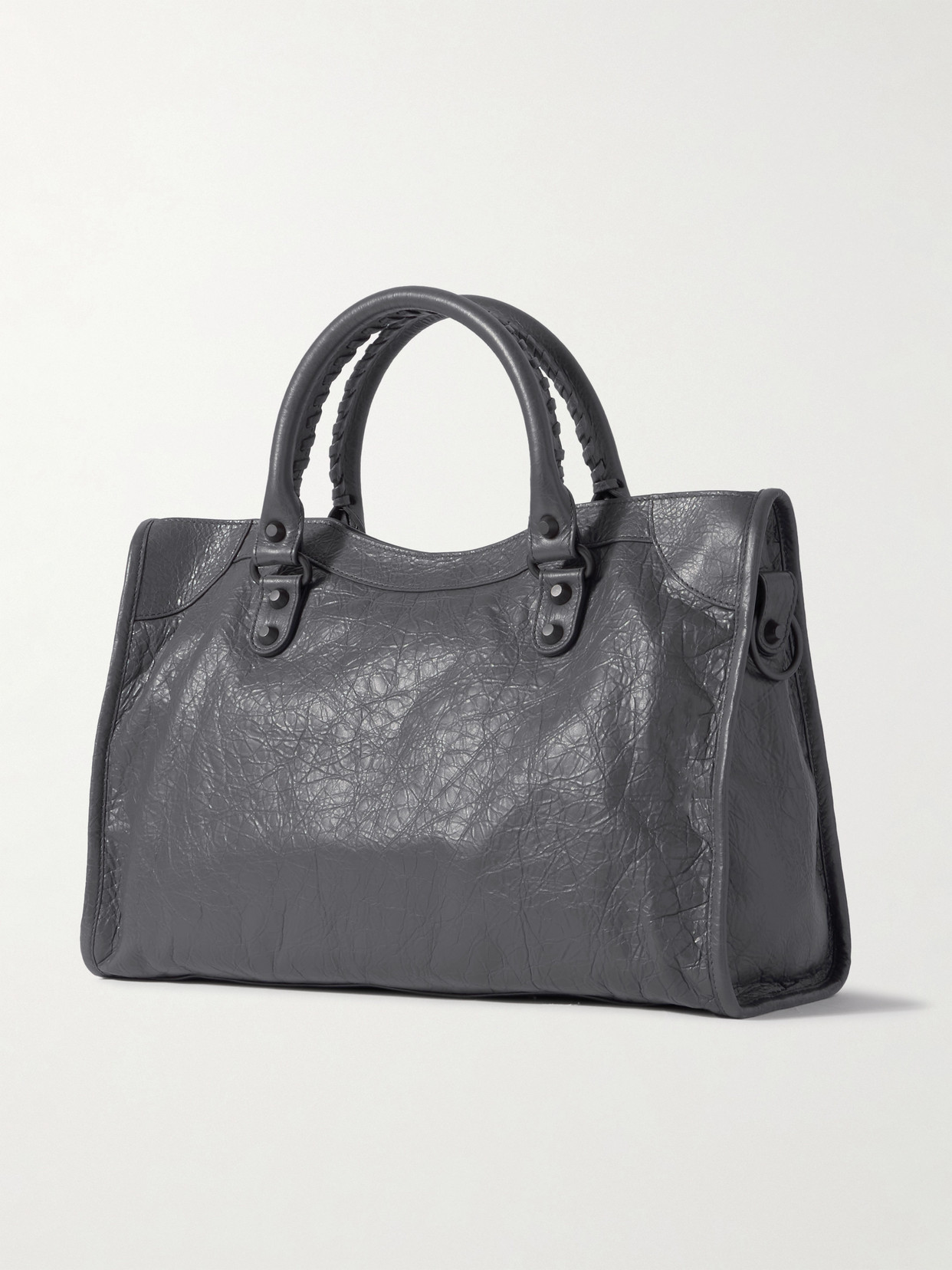 Le City Medium Embellished Textured-Leather Tote Bag