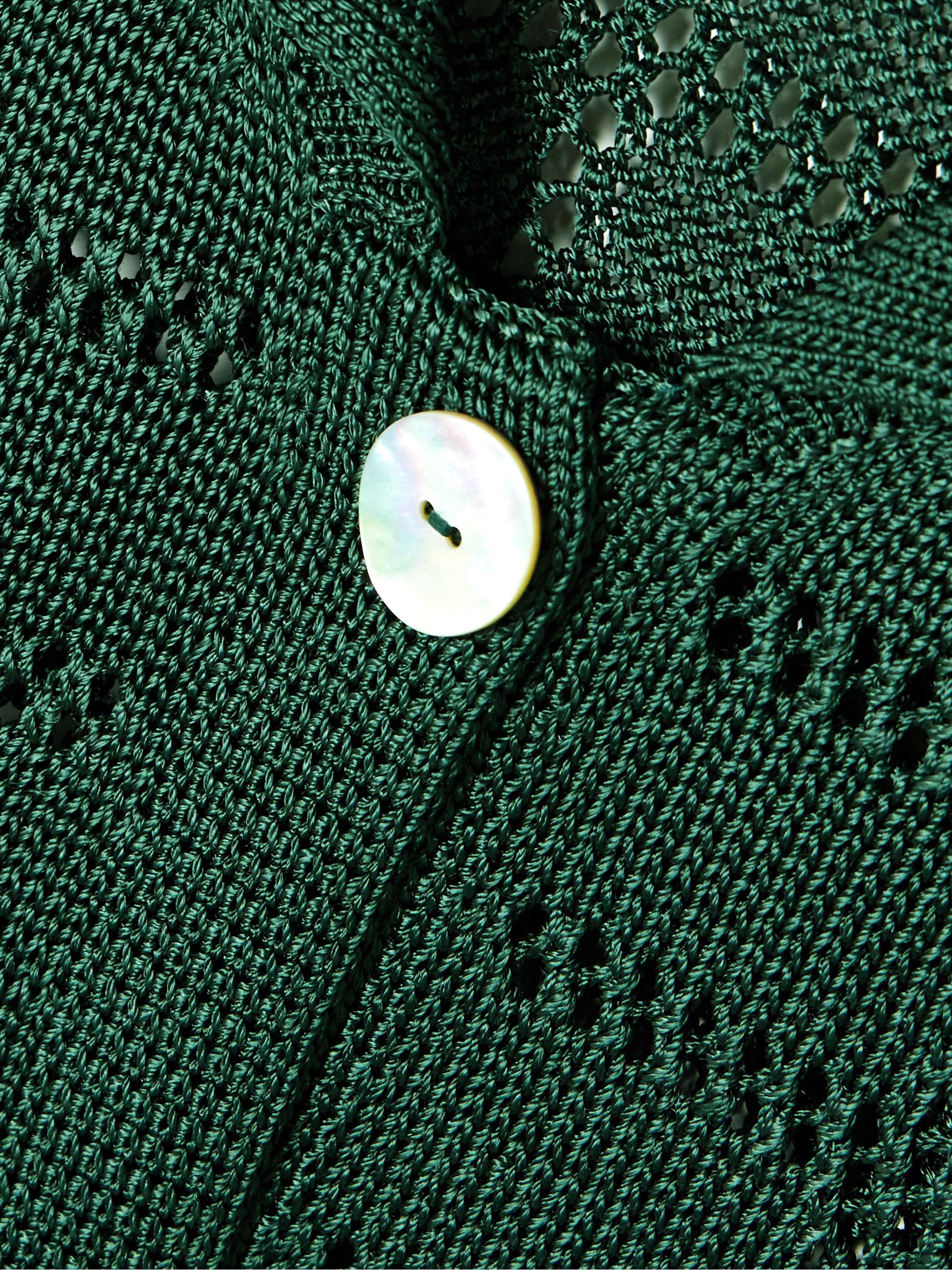 CALLE DEL MAR Crochet-knit shirt