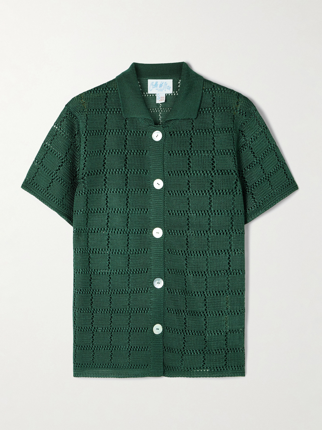Calle Del Mar Open-knit Shirt