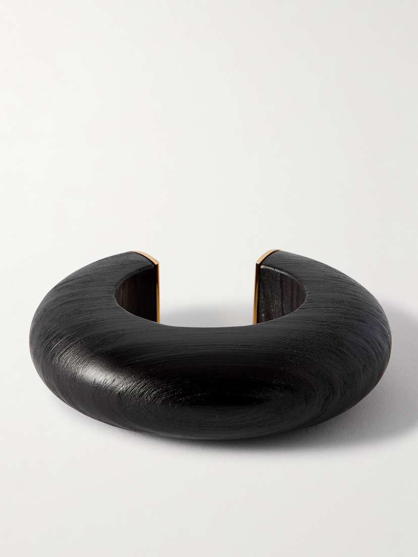 Alaïa Bumper Wood Cuff