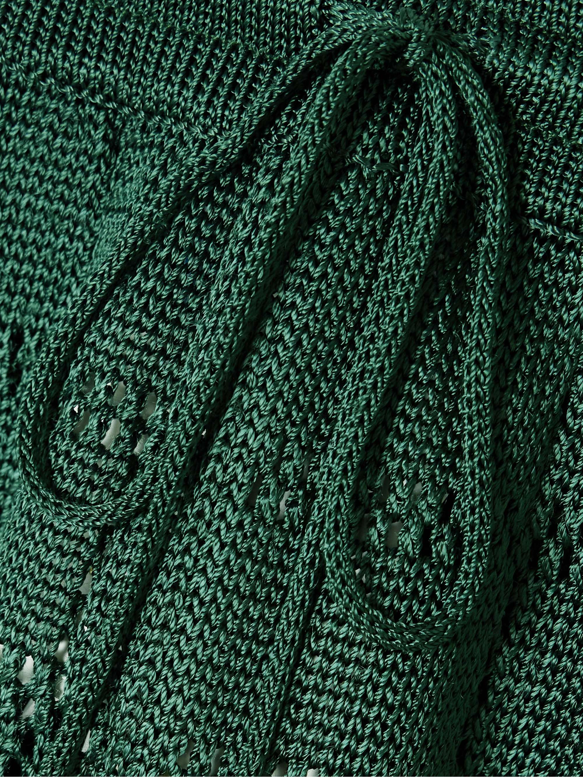 CALLE DEL MAR + NET SUSTAIN crochet-knit shorts