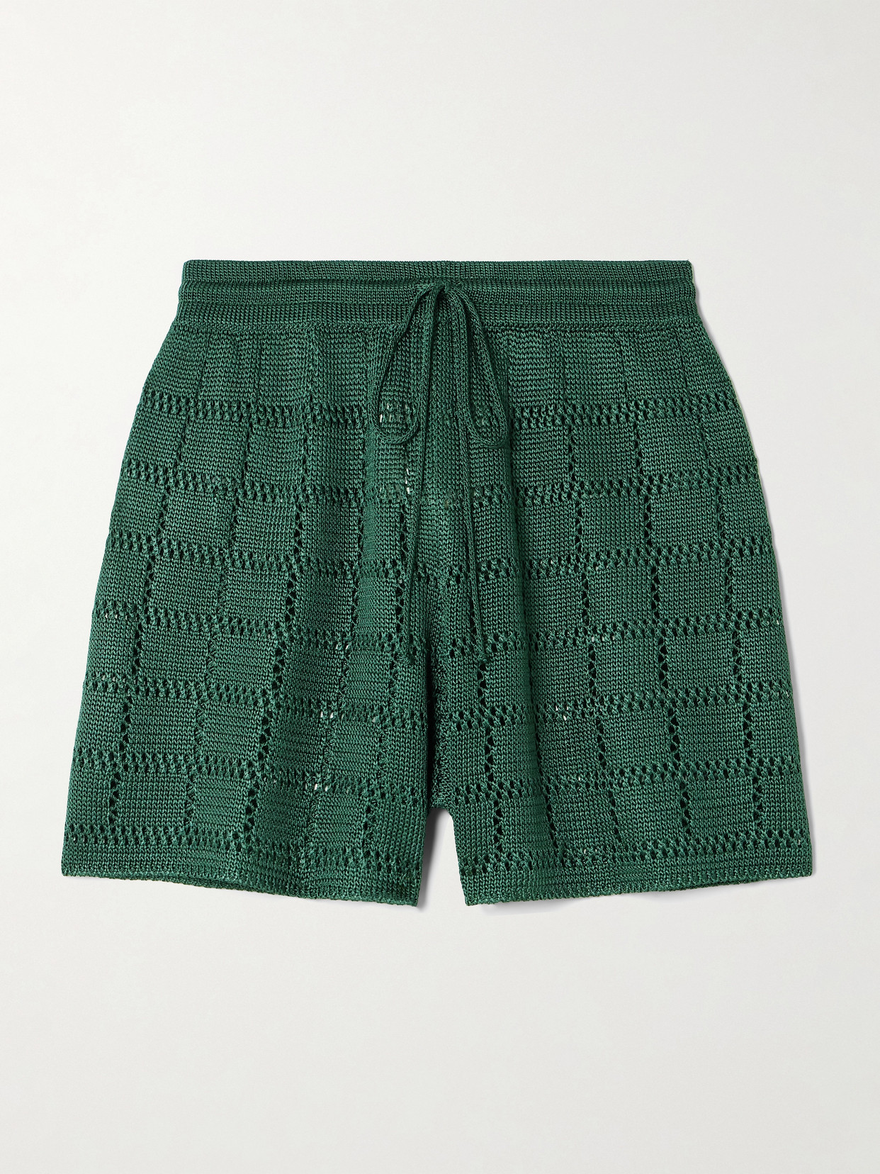 Calle Del Mar Open-knit Shorts