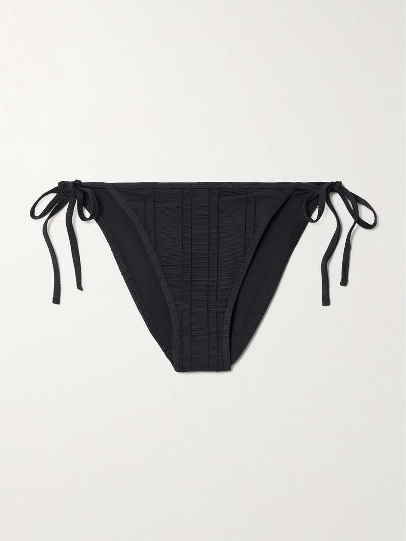 Toteme — Pointelle-knit stretch recycled bikini briefs