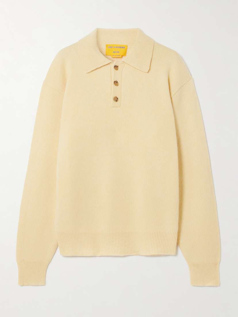 Guest In Residence Allday Cashmere Polo Shirt