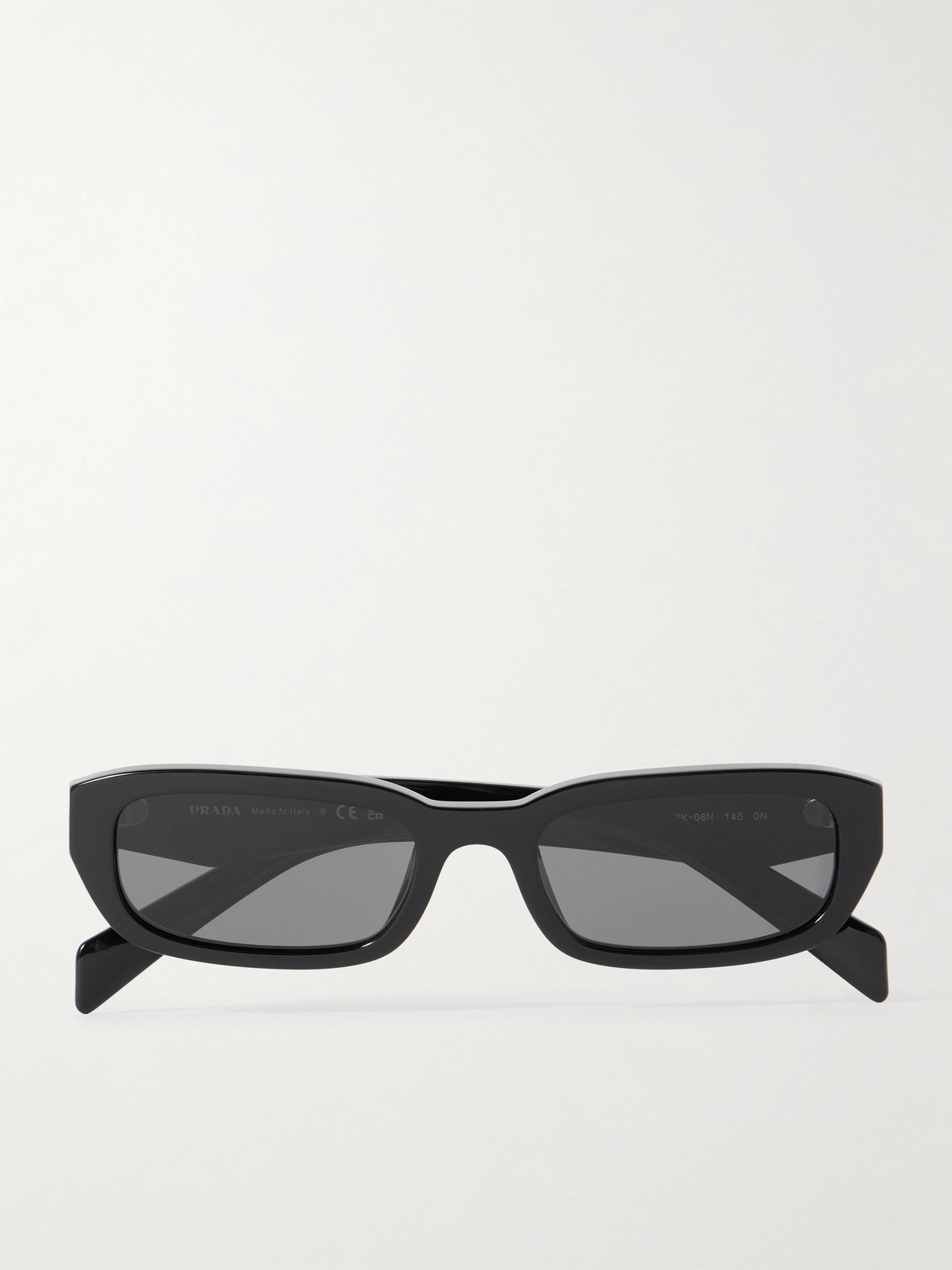 Prada Symbole Square-frame Acetate Sunglasses In Black