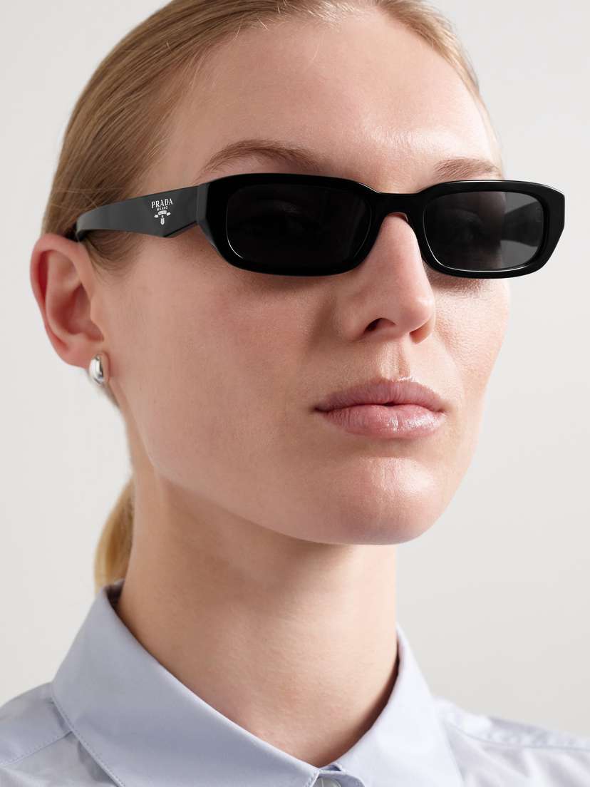 PRADA EYEWEAR Symbole Square-frame Acetate Sunglasses  display picture 1