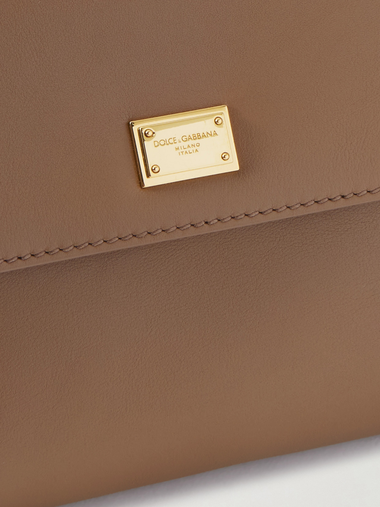 Dolce & Gabbana My Sicily Leather Shoulder Bag